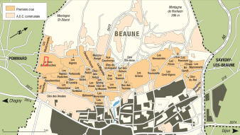 Beaune Map Small